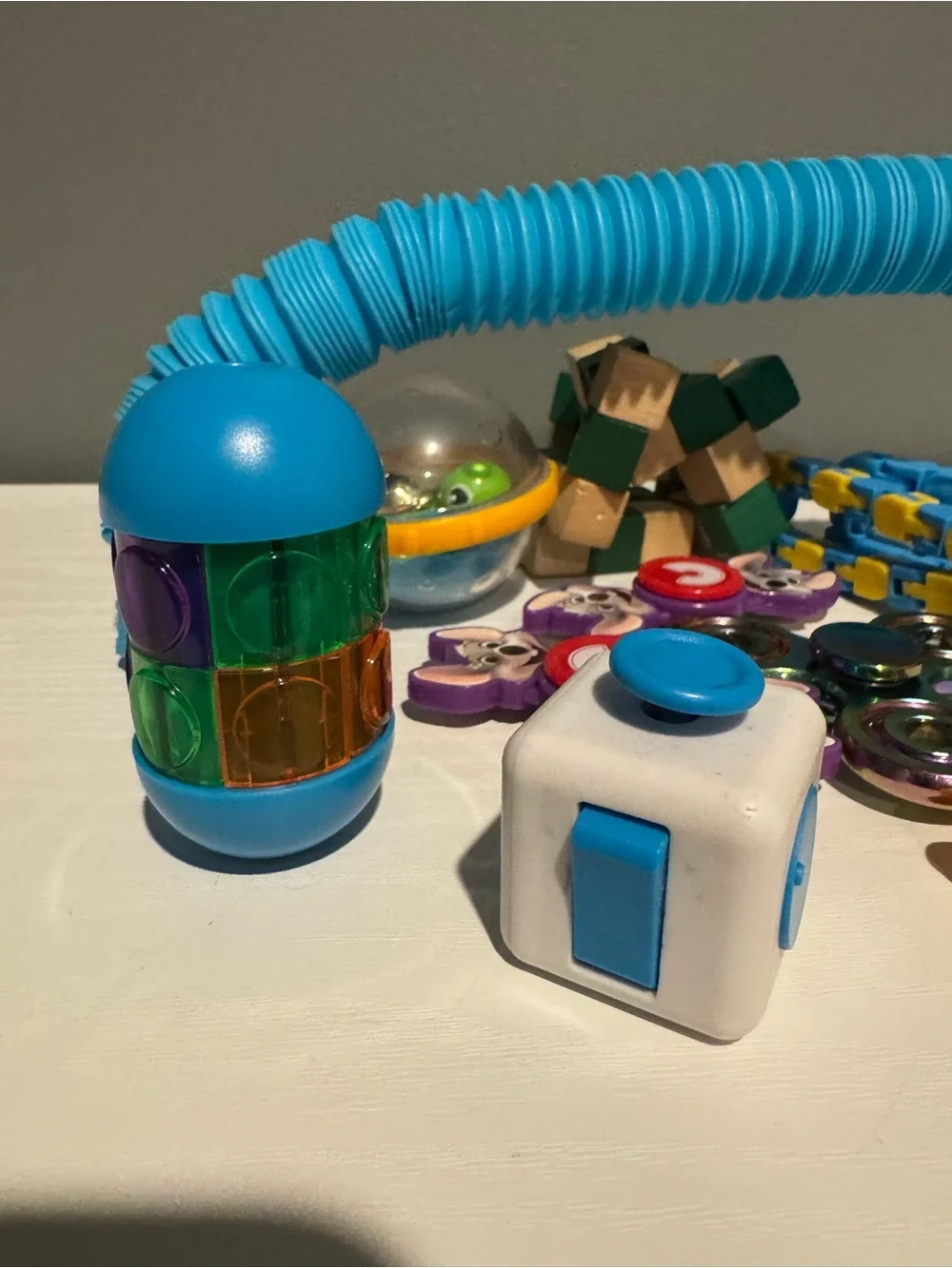 Blue Sensory Fidget Toy Bundle for Kids